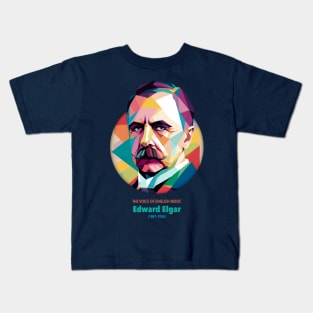 Edward Elgar in WPAP Kids T-Shirt